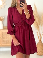 Robe Justine (bordeaux)