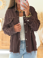 Veste Marguerite (chocolat)