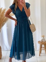 Robe Gabriella (bleu canard)