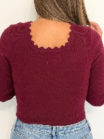Top Yaël bordeaux