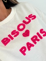 Ensemble "Bisous Paris" (écru)