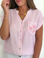 Chemise Playa (rose bébé)