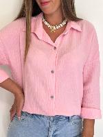 Chemise Olga (rose bébé)
