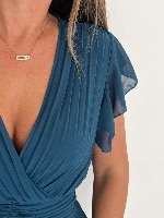 Robe Gabriella (bleu canard)