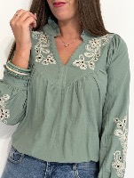 Blouse Indila (verte)