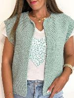 Gilet Maria (vert amande)