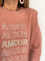 Pull Amour (rose)