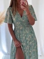 Robe Camélia (vert d'eau)