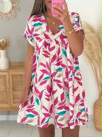 Robe combi Bassillia (rose)