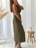 Robe Ornella (kaki)