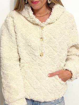Sweat polaire (écru)