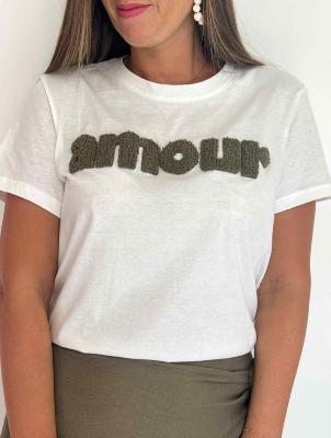 Tee shirt Amour (kaki)