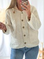 Veste polaire (écru)