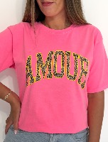 Tee shirt Lyam (rose fluo)