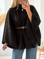 Manteau/cape Suzy (noir)