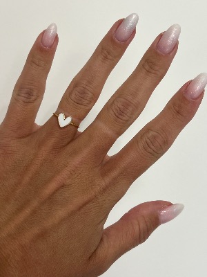 Bague Aria (blanc)