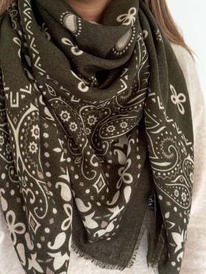 Écharpe bandana (kaki)