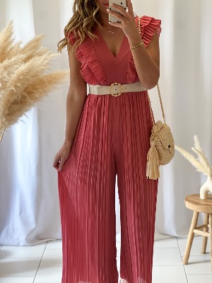 Combi pantalon Giulia (vieux rose)