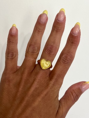 Bague Iris (jaune) 