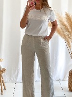 Pantalon Lila (beige)