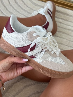 Baskets Elia (bordeaux)
