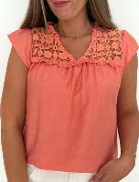 Blouse Lily (corail)