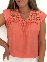 Blouse Lily (corail)