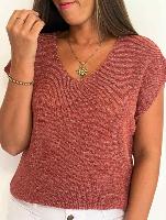 Top Capucine (vieux rose)
