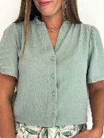 Blouse Julienne (vert amande)
