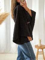 Manteau/cape Suzy (noir)