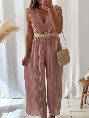 Combi pantalon Giulia (rose)