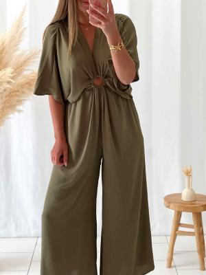 Combi pantalon Léa (kaki)