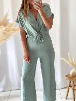 Combi pantalon Carla (Vert d'eau)