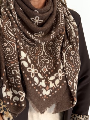 Écharpe bandana (chocolat)