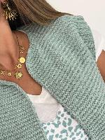 Gilet Maria (vert amande)