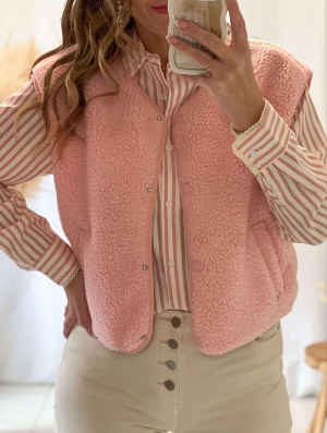 Gilet Zola (Rose)