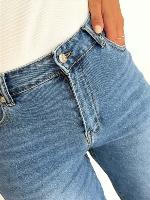 Jeans ballon pailleté Curtis (bleu)