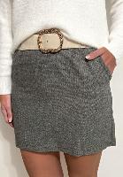 Jupe Eglantine ( grise pailletée)