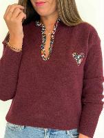 Pull Gaston (bordeaux)