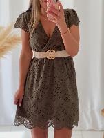 Robe Carmen (kaki)