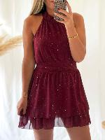 Robe Pélagie (bordeaux)