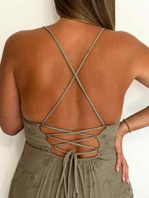Robe Charlotte (kaki)