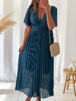 Robe July (bleu canard)