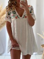 Robe combi Soraya (blanc)