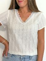 Top mélanie (blanc)