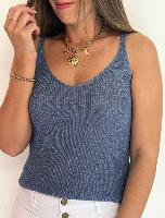 Top Manon (bleu jeans)