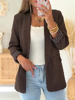 Veste blazer Margaux (chocolat)