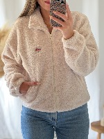 Veste polaire Aria (écrue) PRÉ COMMANDE (expédition vers le 21/01)