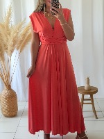 Robe Lyly (corail)
