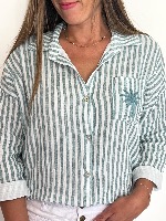 Chemise Palmyre (vert amande)